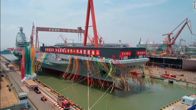 La Chine lance le troisième porte-avions le plus avancé nommé « Fujian »