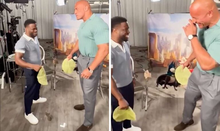 Kevin Hart et Dwayne « The Rock » Johnson relèvent le TikTok Tortilla Challenge