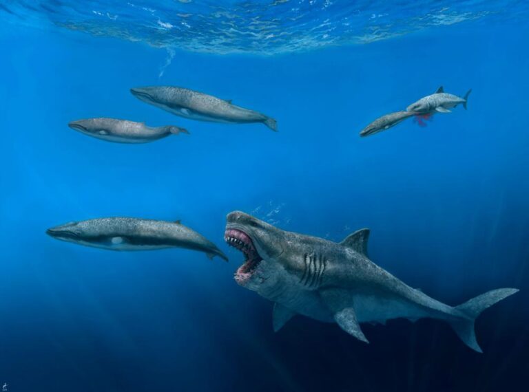 Des requins géants parcouraient autrefois les mers, se régalant d&rsquo;énormes repas