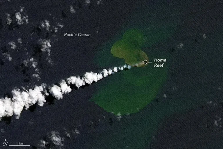 Une toute nouvelle île apparaît dans l&rsquo;océan Pacifique