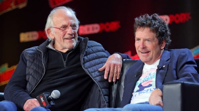 « Retour vers le futur » Les retrouvailles émouvantes de Doc et McFly au Comic Con de New York