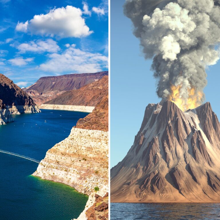 La crise de l’eau du lac Mead expose la roche volcanique des éruptions d’il y a 12 millions d’années La crise de l’eau du lac Mead expose la roche volcanique des éruptions d’il y a 12 millions d’années